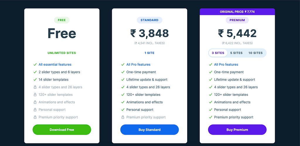 smartslider3 pricing