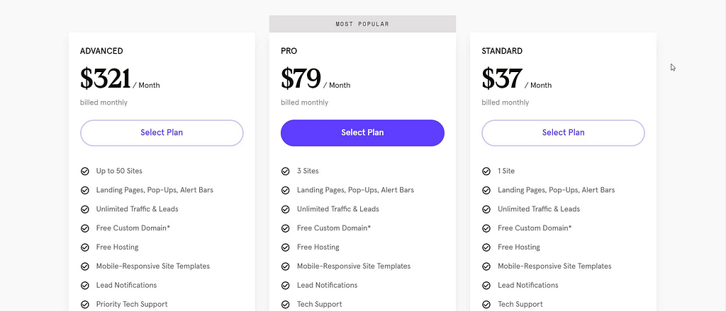 leadpages pricing