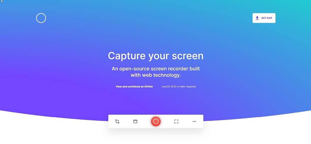 KAP open source screen recorder