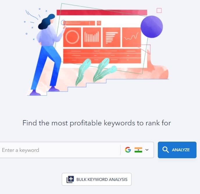 keyword research tool by SE Ranking